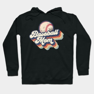 Retro Baseball Mom Mother's Day Hoodie